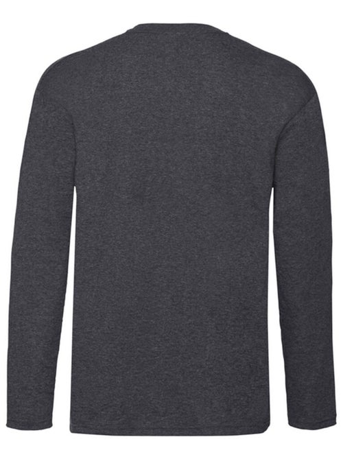Fruit of the Loom - Camiseta Valueweight de Jaspeado de Manga Larga para Hombre - Kiabi
