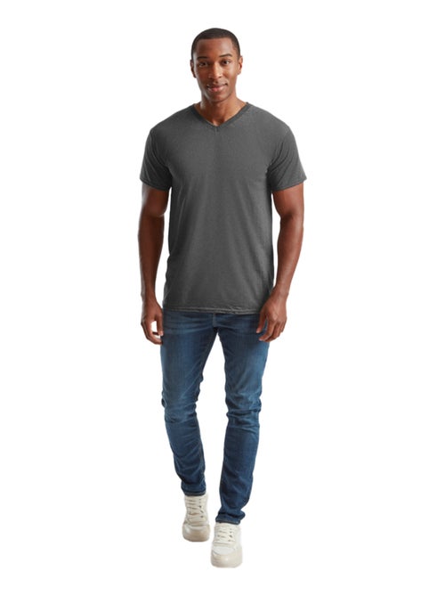 Fruit of the Loom - Camiseta Valueweight de Jaspeado para Adultos Unisex - Kiabi