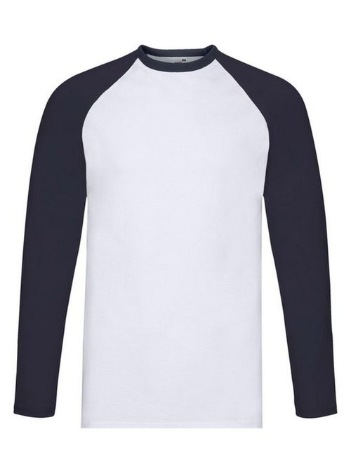 Fruit of the Loom - Camiseta Valueweight de Manga Larga Béisbol para Hombre - Kiabi Fruit of the Loom - Camiseta Valueweight de Manga Larga Béisbol para Hombre - Kiabi