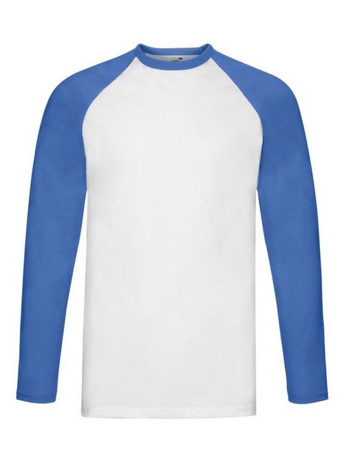 Fruit of the Loom - Camiseta Valueweight de Manga Larga Béisbol para Hombre - Kiabi