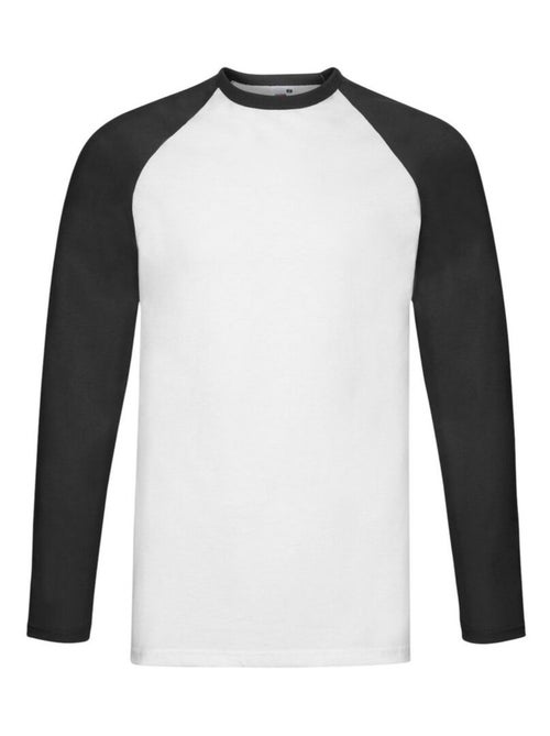 Fruit of the Loom - Camiseta Valueweight de Manga Larga Béisbol para Hombre - Kiabi