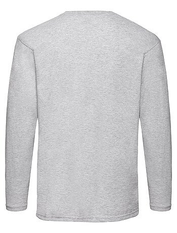 Fruit of the Loom - Camiseta Valueweight de Manga Larga para Adultos Unisex