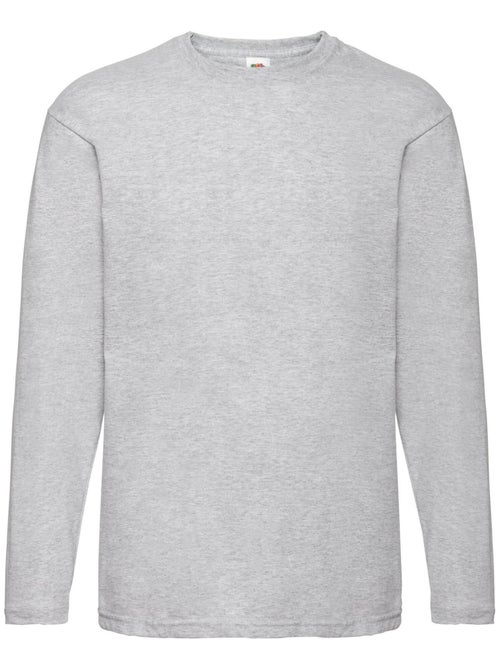 Fruit of the Loom - Camiseta Valueweight de Manga Larga para Adultos Unisex - Kiabi