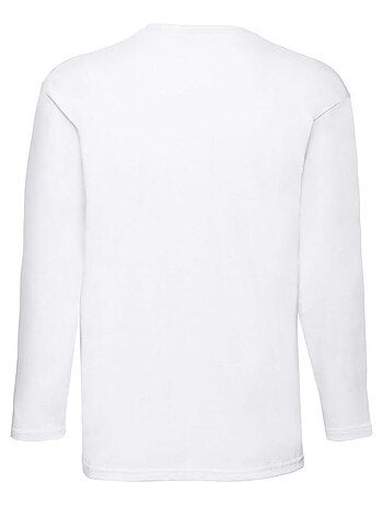 Fruit of the Loom - Camiseta Valueweight de Manga Larga para Hombre