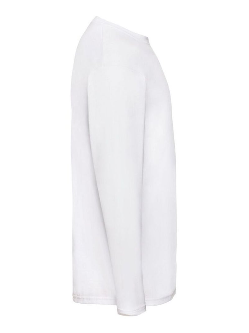 Fruit of the Loom - Camiseta Valueweight de Manga Larga para Hombre Blanco - Kiabi