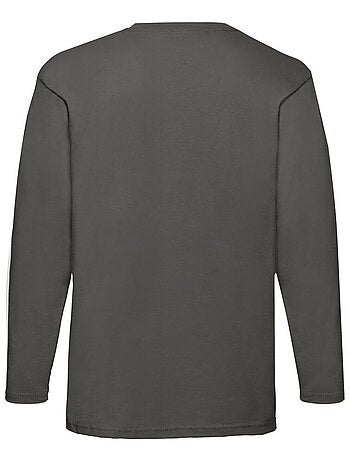 Fruit of the Loom - Camiseta Valueweight de Manga Larga para Hombre