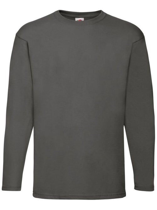 Fruit of the Loom - Camiseta Valueweight de Manga Larga para Hombre - Kiabi