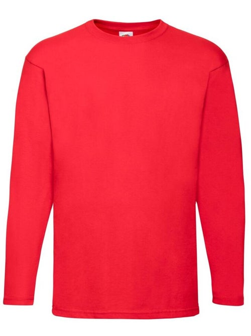 Fruit of the Loom - Camiseta Valueweight de Manga Larga para Hombre - Kiabi