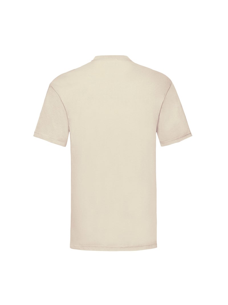 Fruit of the Loom - Camiseta Valueweight para Adultos Unisex Blanco Beige - Kiabi