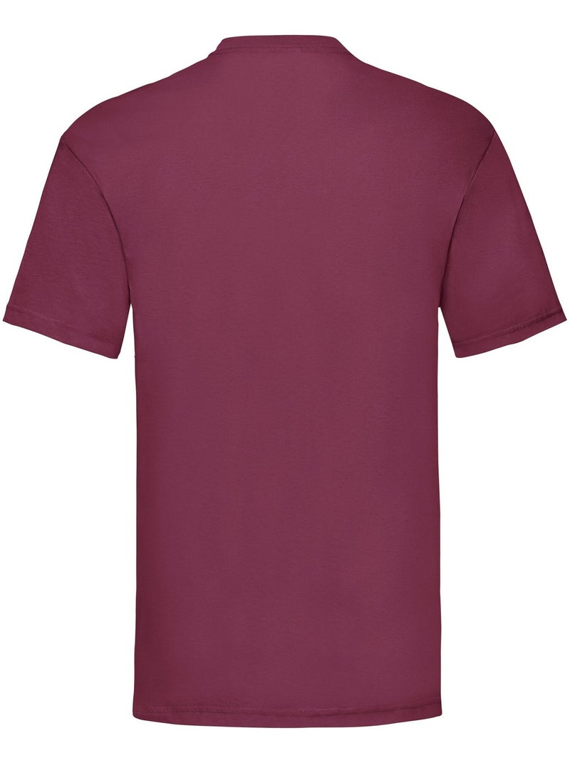 Fruit of the Loom - Camiseta Valueweight para Adultos Unisex Burdeos - Kiabi