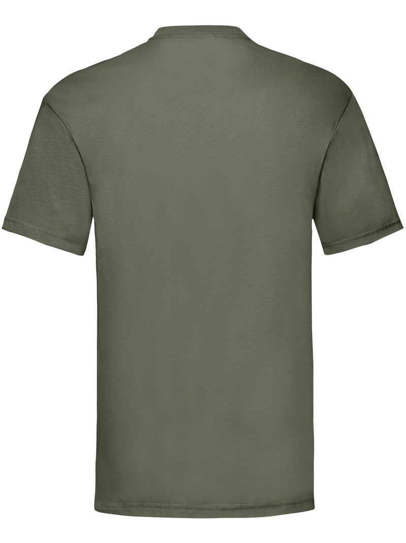 Fruit of the Loom - Camiseta Valueweight para Adultos Unisex Verde oliva - Kiabi