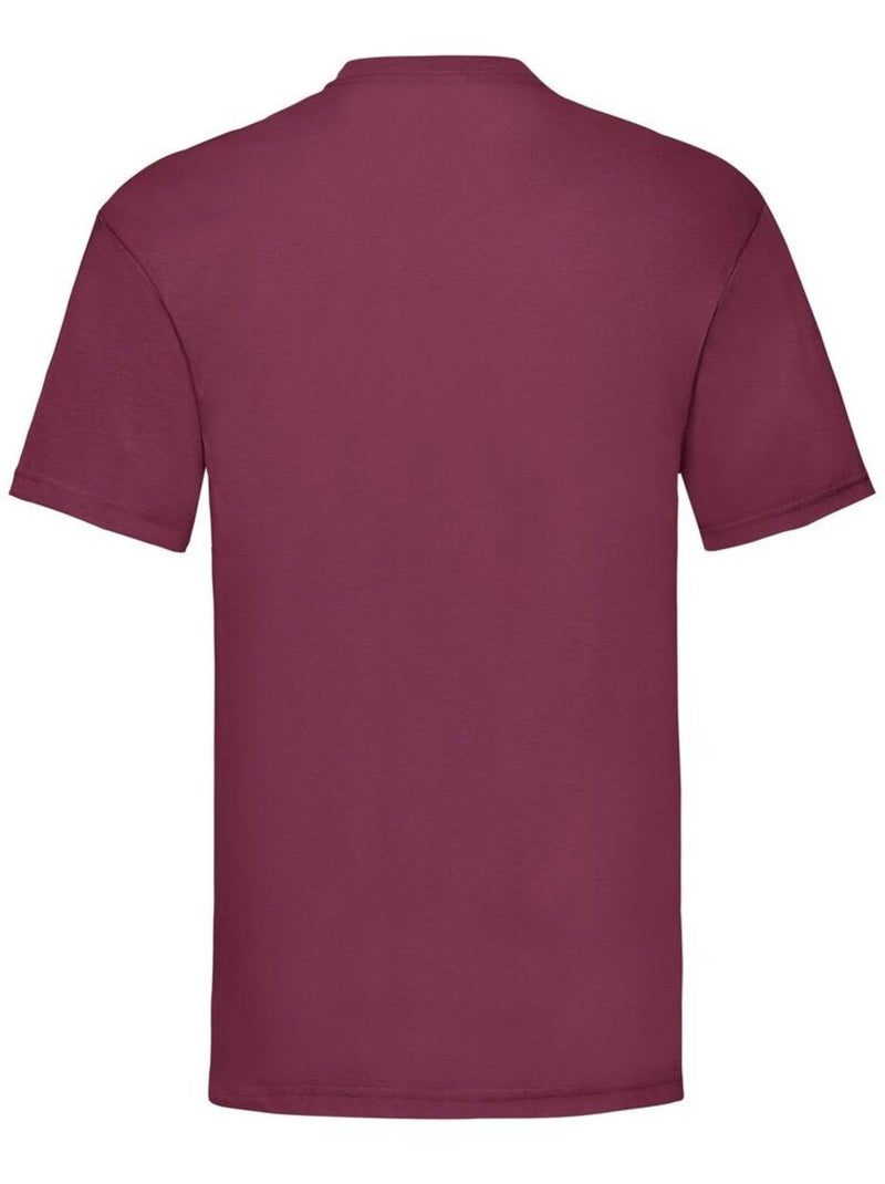 Fruit of the Loom - Camiseta Valueweight para Hombre Burdeos - Kiabi
