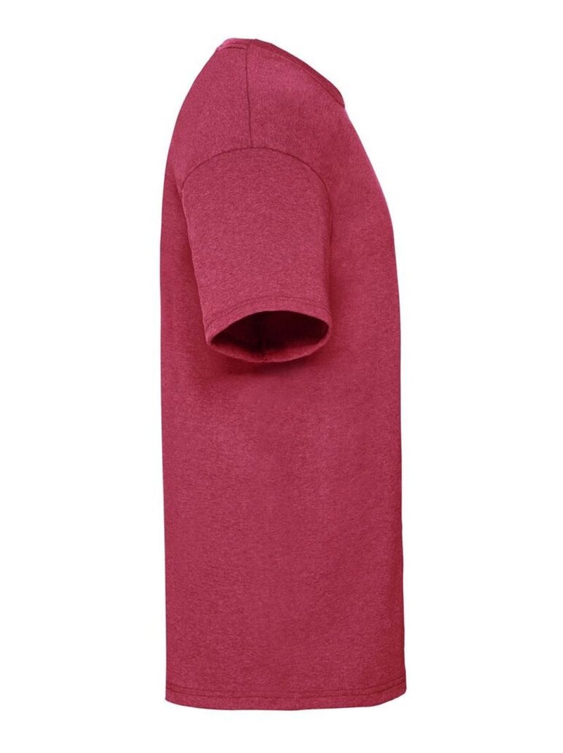 Fruit of the Loom - Camiseta Valueweight para Hombre Rojo carmín - Kiabi