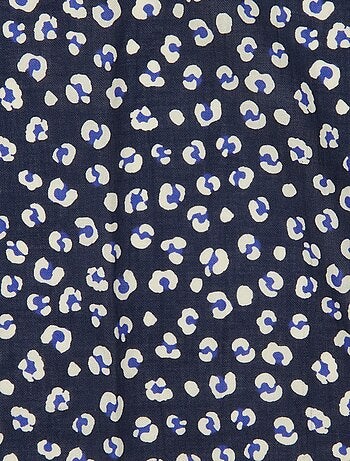 Fular amplio estampado