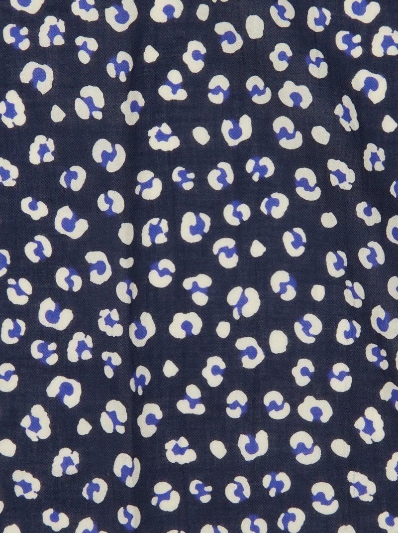 Fular amplio estampado AZUL - Kiabi