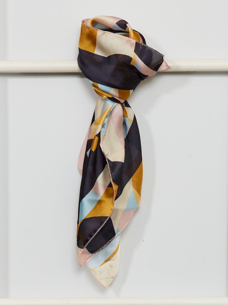Fular estampado multicolor - Kiabi