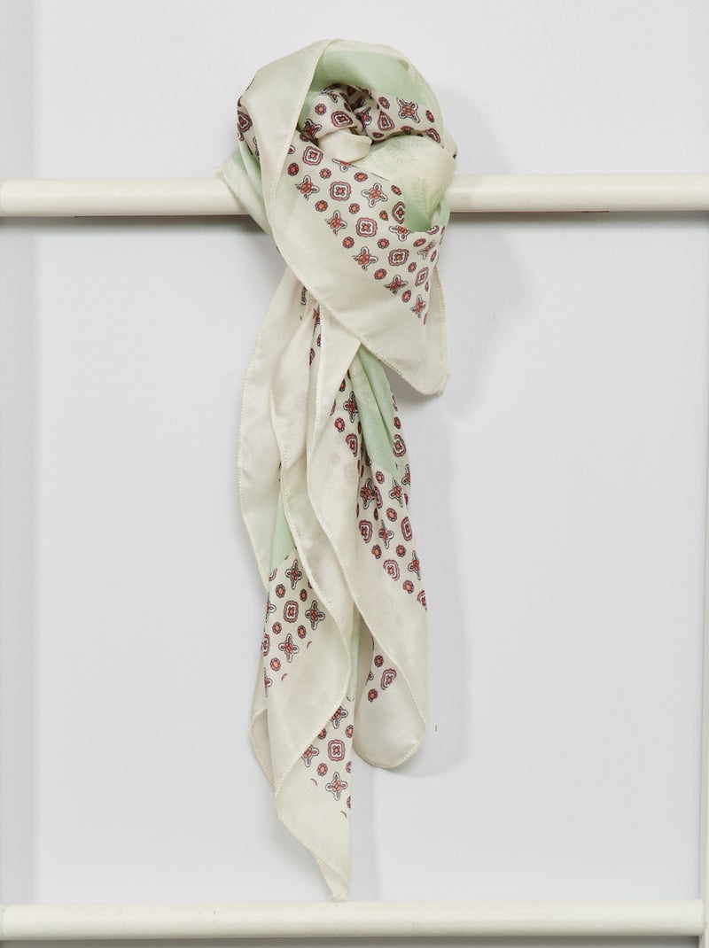 Fular estampado VERDE - Kiabi