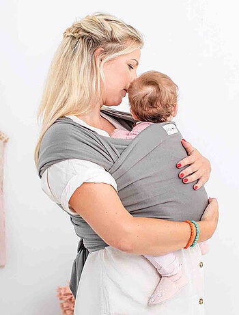 Fular portabebés de algodón orgánico, tricot slen - Babylonia