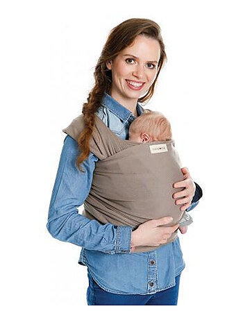 Fular portabebés de algodón orgánico, tricot slen - Babylonia