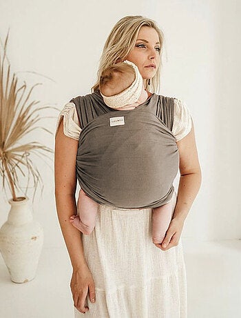 Fular portabebés de algodón orgánico, tricot slen - Babylonia