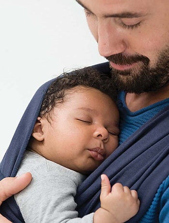 Fular portabebés de algodón orgánico, tricot slen - Babylonia