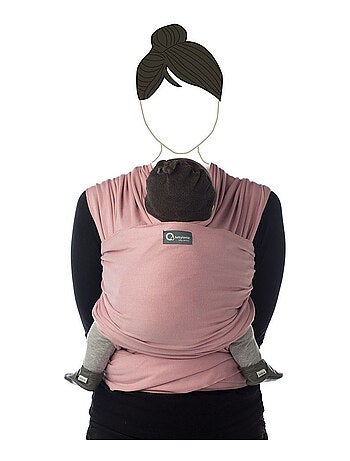 Fular portabebés de algodón orgánico, tricot slen - Babylonia