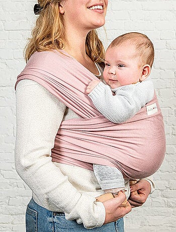 Fular portabebés de algodón orgánico, tricot slen - Babylonia