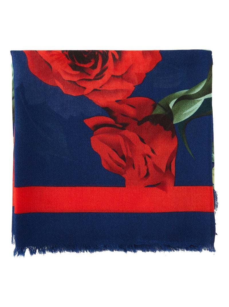 Fular roses v1969 Azul - Kiabi