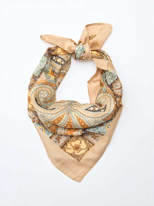 Fular satinado brillante - Kiabi