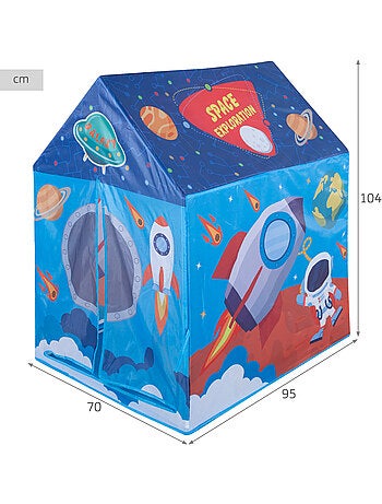 Fun area casita infantil de tela 95x70x104 cm interior con puerta