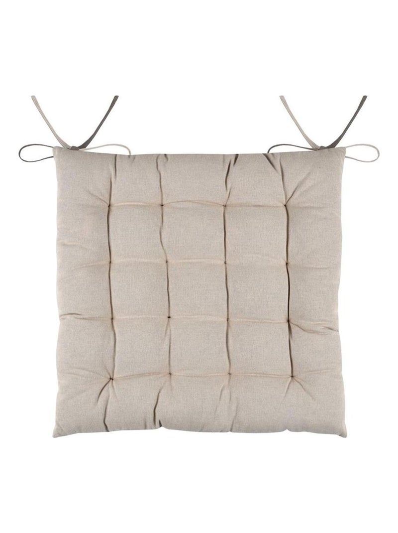 Funda bicolor para silla Taupe - Kiabi