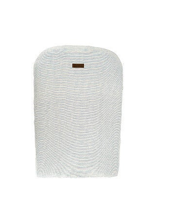 Funda cambiador de muselina a rayas