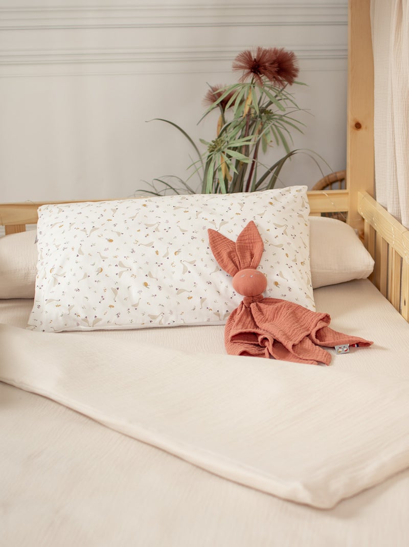 Funda cojín alargado gasa algodón | SEVIRA KIDS Beige - Kiabi
