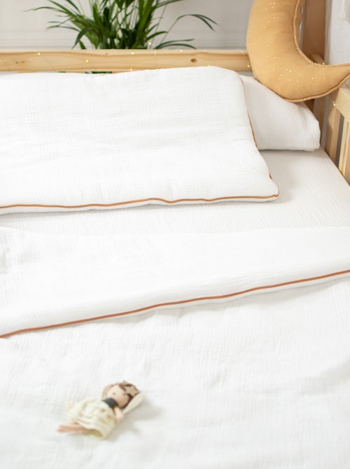 Funda cojín alargado gasa algodón | SEVIRA KIDS - Kiabi