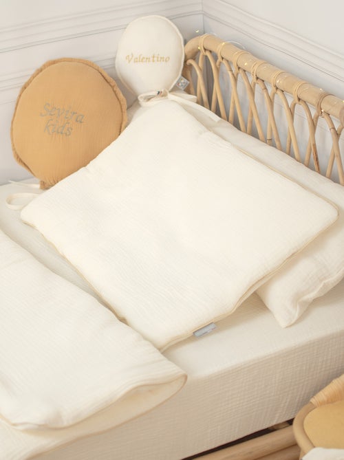 Funda cojín alargado gasa algodón | SEVIRA KIDS - Kiabi