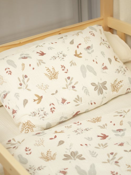 Funda cojín alargado gasa algodón | SEVIRA KIDS - Kiabi