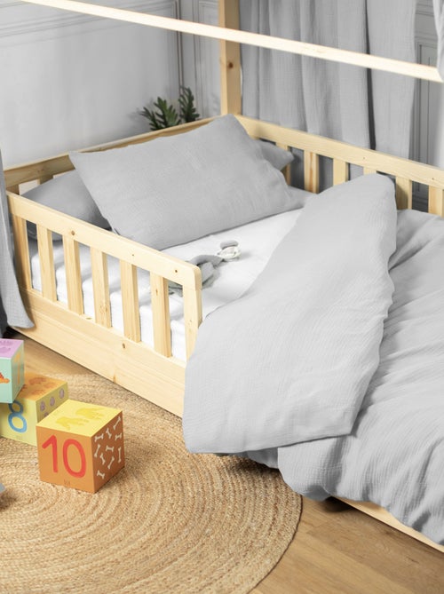 Funda cojín alargado gasa algodón | SEVIRA KIDS - Kiabi