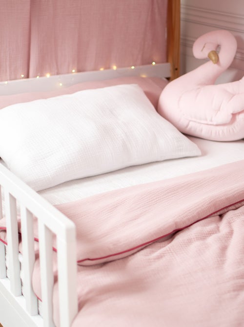 Funda cojín alargado gasa algodón | SEVIRA KIDS - Kiabi