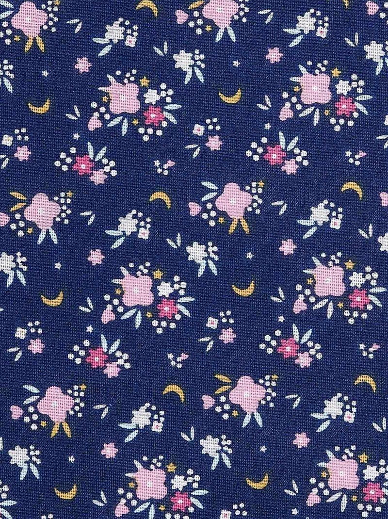 Funda cojín modulable con lazos algodón | SEVIRA KIDS Azul marino - Kiabi