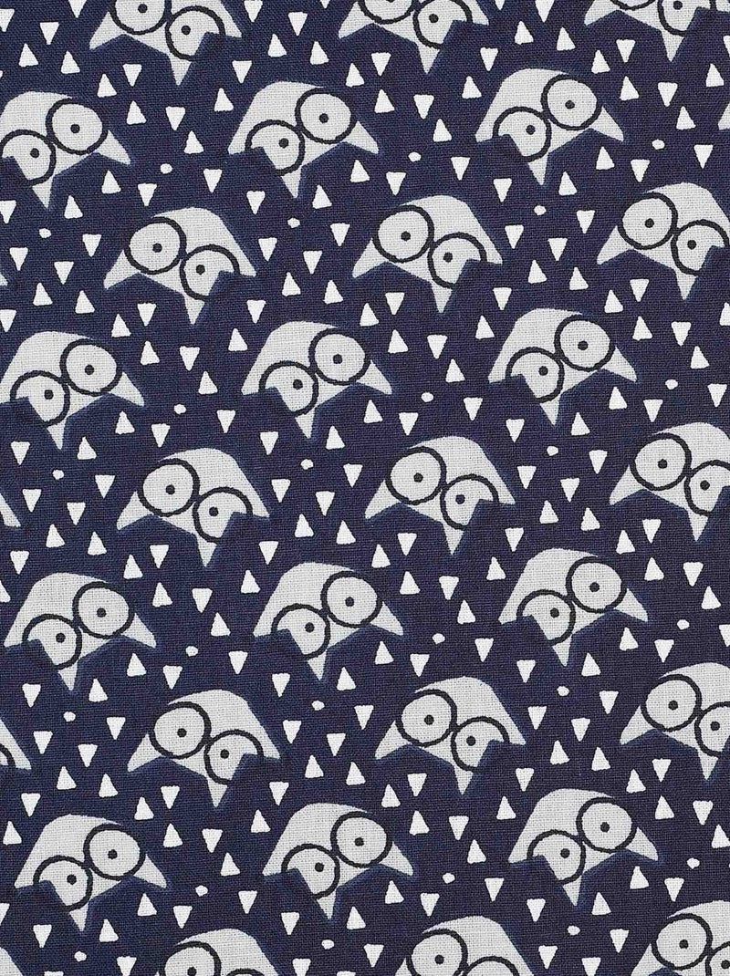 Funda cojín modulable con lazos algodón | SEVIRA KIDS Azul marino - Kiabi