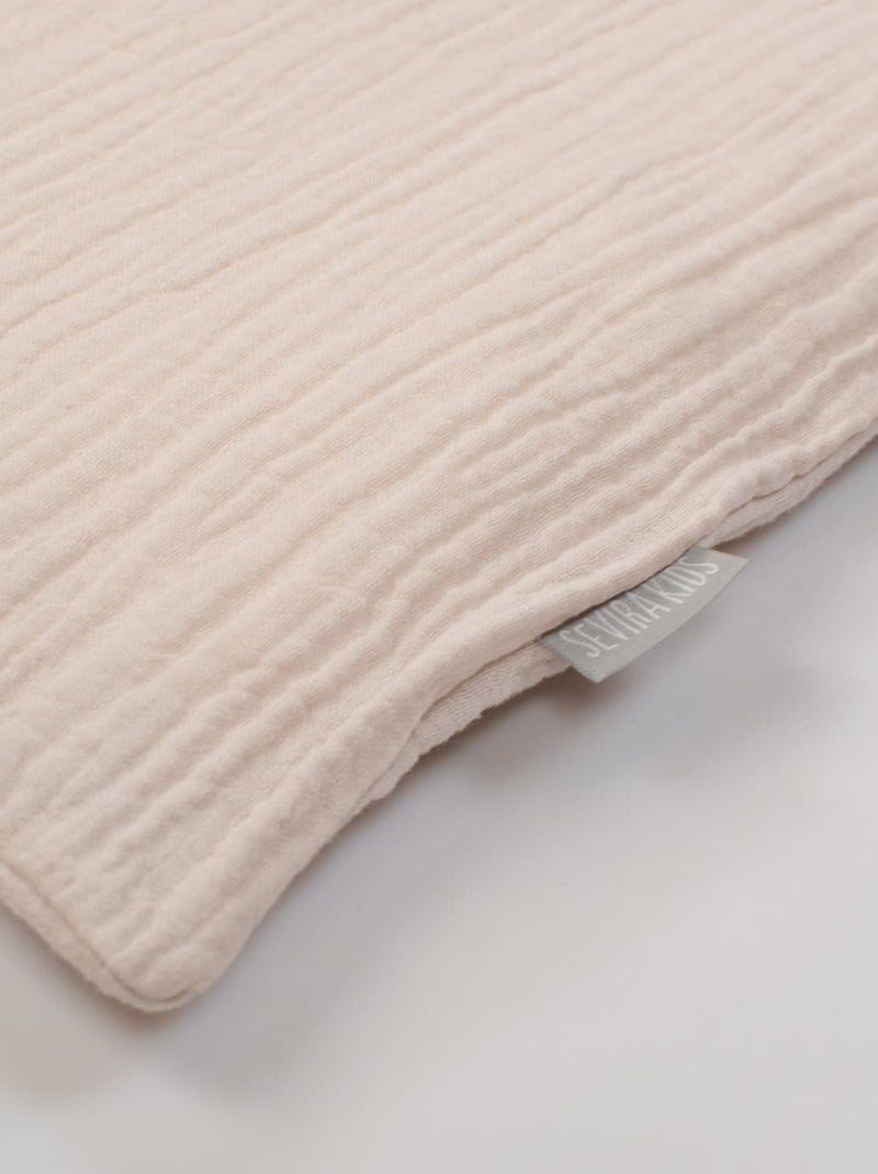 Funda cojín modulable con lazos algodón | SEVIRA KIDS Beige - Kiabi