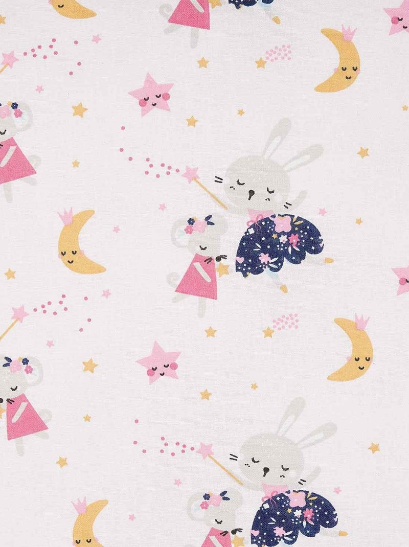 Funda cojín modulable con lazos algodón | SEVIRA KIDS Rosa - Kiabi