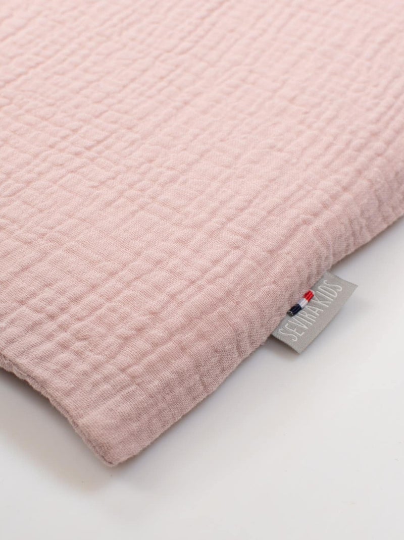 Funda cojín modulable con lazos algodón | SEVIRA KIDS Rosa - Kiabi