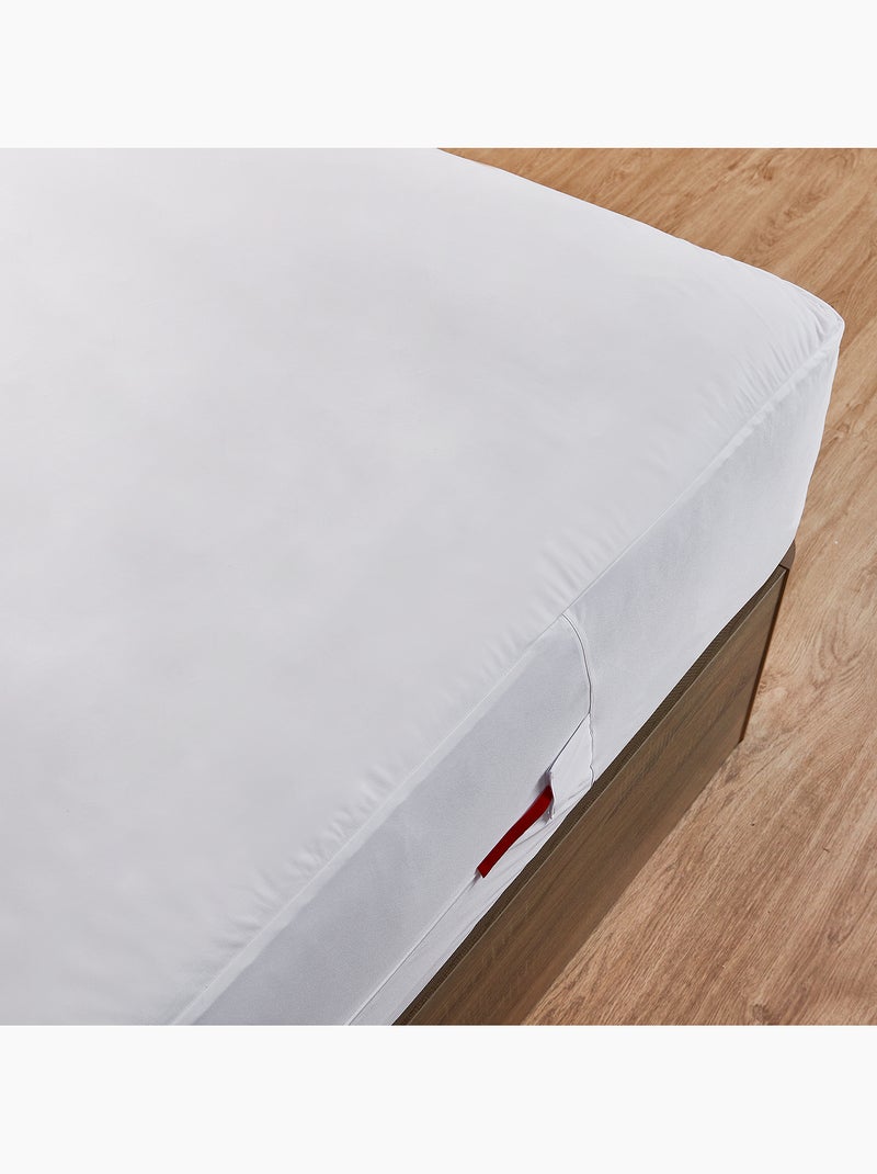 Funda colchón -Impermeable - Cierre hermético Blanco - Kiabi