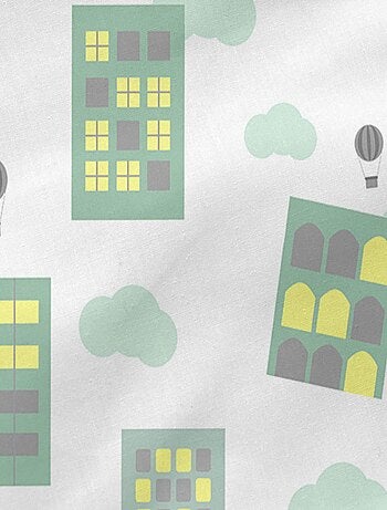 Funda de almohada Air balloon "Happyfriday