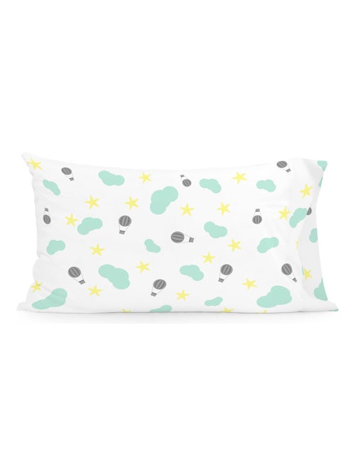 Funda de almohada Air balloon "Happyfriday" - Kiabi