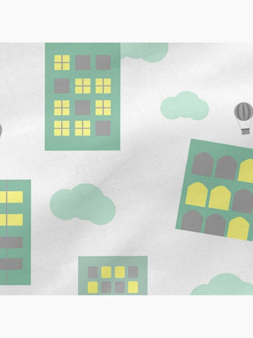 Funda de almohada Air balloon "Happyfriday" - Kiabi