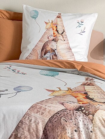 Funda de almohada animales del bosque