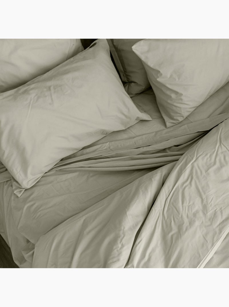 Funda de almohada Basic "Happyfriday" Beige - Kiabi