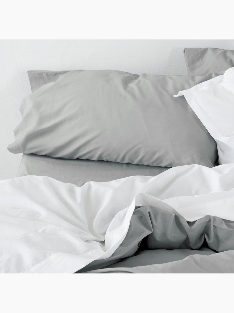 Funda de almohada Basic "Happyfriday" Gris - Kiabi